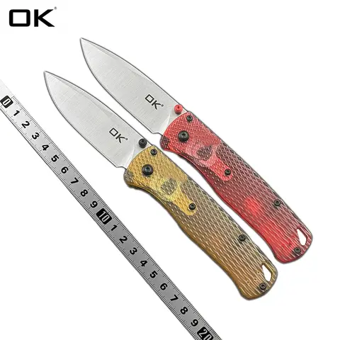 OK-535 Bearing Bugout AXIS PEI/Acrylic Handle Outdoor Camping Hunting Pocket Folding Knife