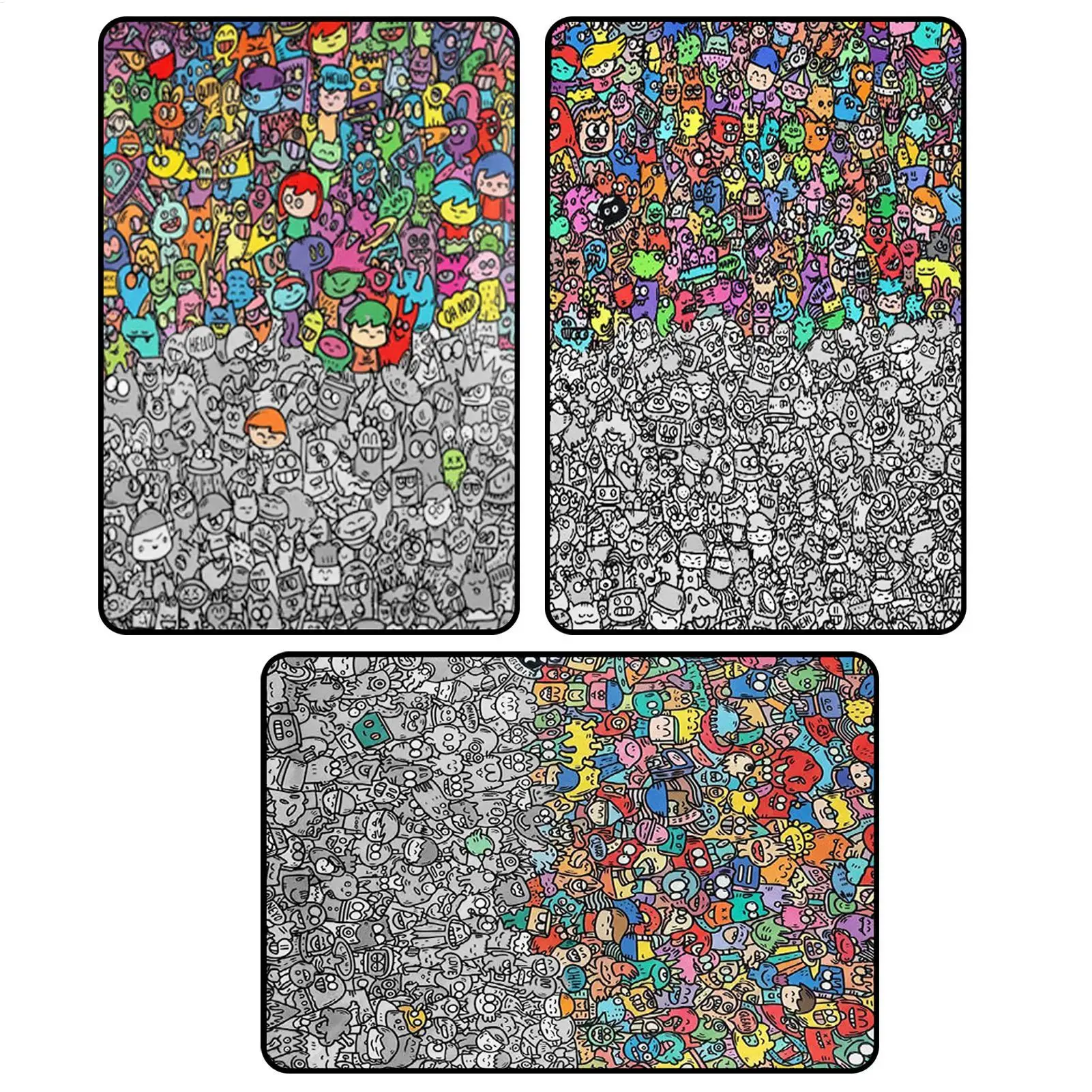 DIY Coloring Blanket Washable lamb's wool blanket Creative Art Project Painting Blanket with Markers for Arts Activity Party art