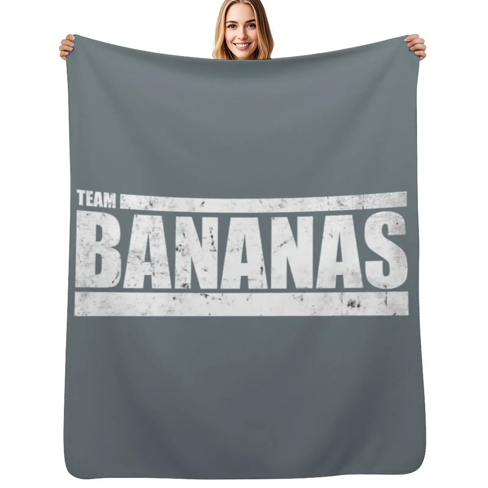 

The Challenge MTV Team Bananas Throw Blanket Personalized Gift Hair Shaggy Blanket