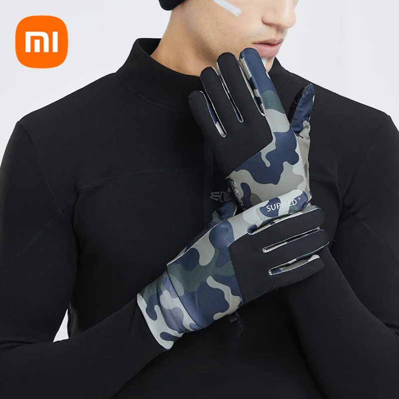 

Xiaomi Supield Aerogel Cold Warm Gloves Touchscreen Men Outdoor Cycling Motorcycle Ski Gloves Keep Warm For Windproof Anti Slip