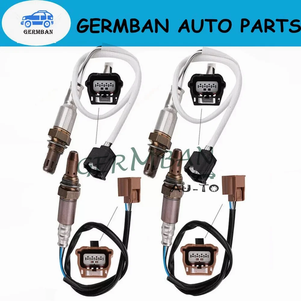 22693-1MR0A, 226933RC0A, 22693-3WY0A 4PCS Oxygen O2 Sensor For Nissan Pathfinder 3.5L 2013-2014 Upstream & Downstream