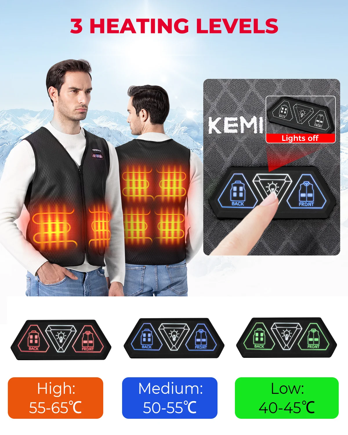 Легкий жилет с подогревом, пит – обзор и цена Heated Vest Battery