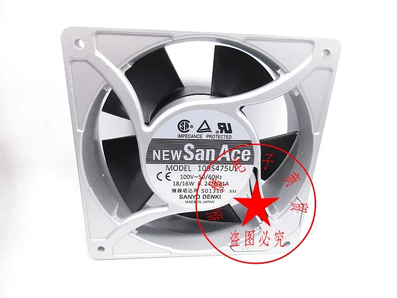 

Вентилятор охлаждения сервера SANYO DENKI 109S475UL AC 100V 18/16W 120x120x38мм