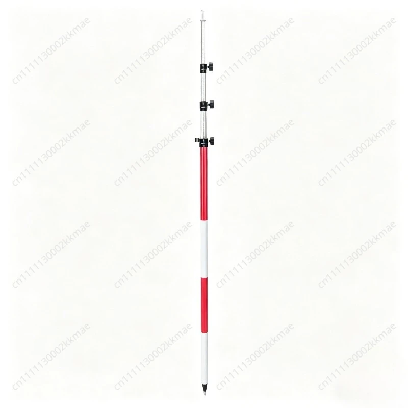 3.6m 4.6m 5.2m Aluminum Telescopic Surveying Prism Pole, Quick High Accuracy,Measuring Accessories Survey and Draw