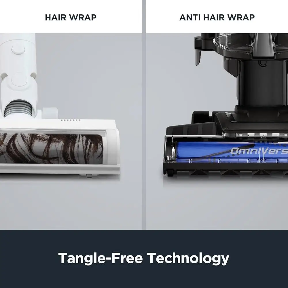 강력한 애완 동물 직립형 진공 청소기 백리스 HEPA 필터 딥 클리닝 엉킴 방지 기술 홈 카펫 하드 바닥