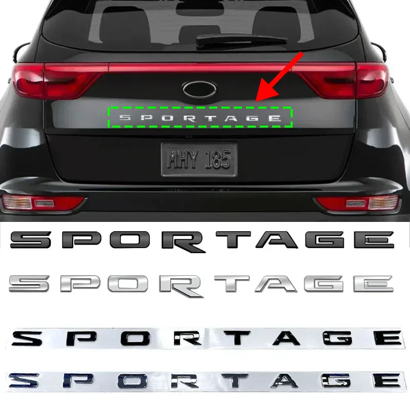 

Наклейка-эмблема из АБС-пластика на заднюю часть автомобиля для KIA Sportage, Optima, Soul, Sorento, Niro, Forte, K3 (аксессуары)