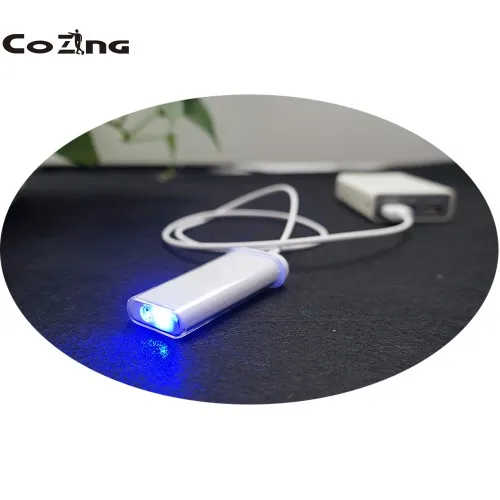 Whiten Tooth Home Use Mini Blue And LED Lights Rechargeable Tooth Whitening LED Teeth Whitening Lamp