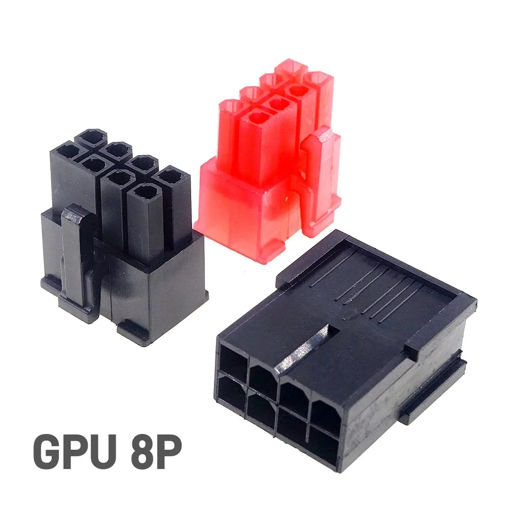 5 Pcs 4.2 mm GPU 8 Pin Male Female Housing Plug Receptacle Header PCI Express PCI-E PCIe Video Card Graphic Power Connector