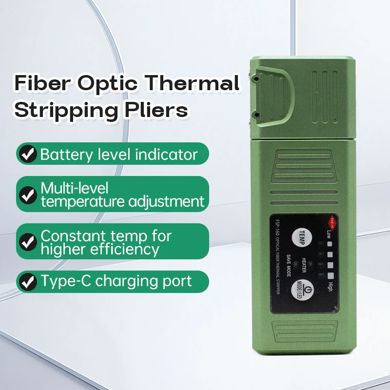 Vaeyi Fsp-160 Fiber Optic Hot Stripping Pliers Can Strip 1-48 Core Pigtail/Clear Fiber/Optical Ribbon Fiber. Fiber Optic Hot Stripper