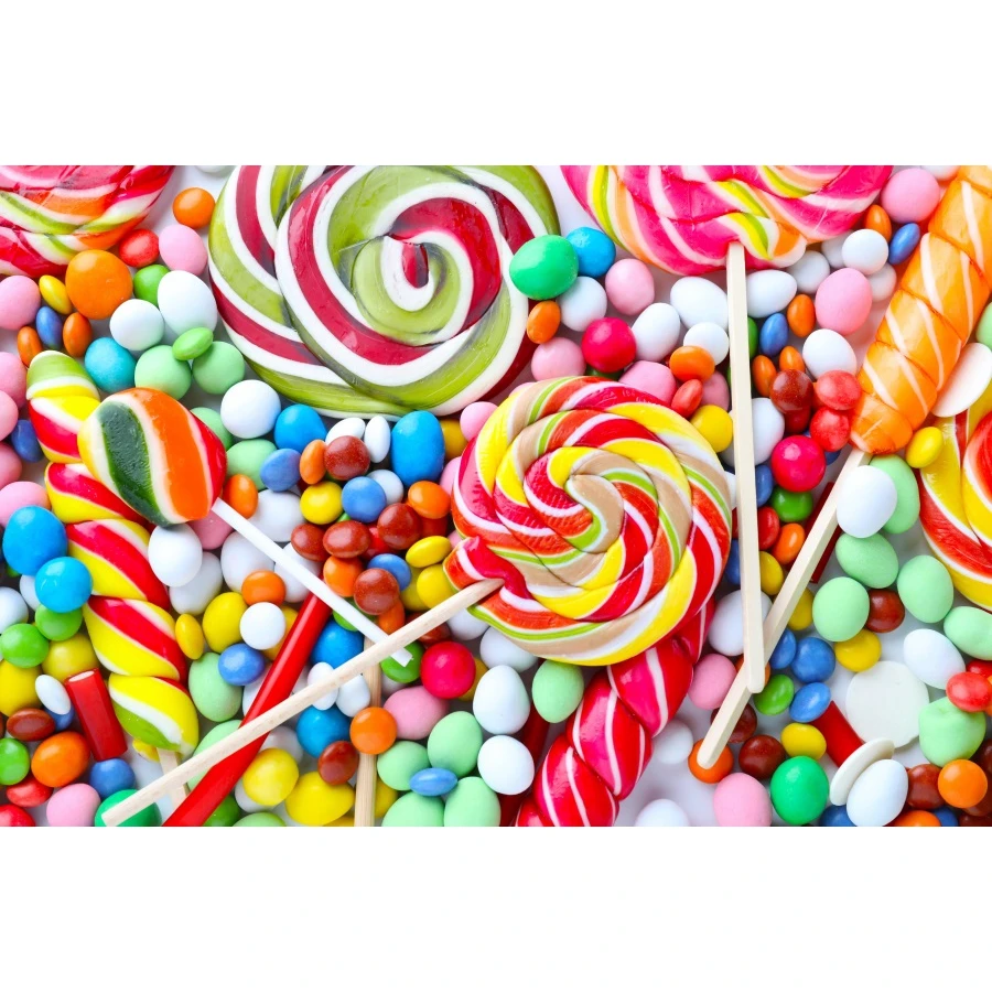 

Coloful Candy Baby Photography Backgrounds Customized Children Portrait Photographic Backdrops For Home Decoration Photo Studio