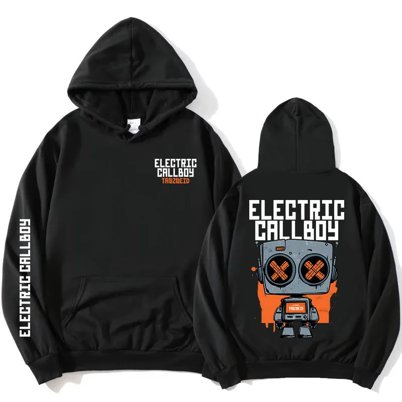

Худи Tanzneid Robot ELECTRIC CALLBOY в стиле Heavy Metal, флисовая толстовка с длинными рукавами, графический принт, унисекс