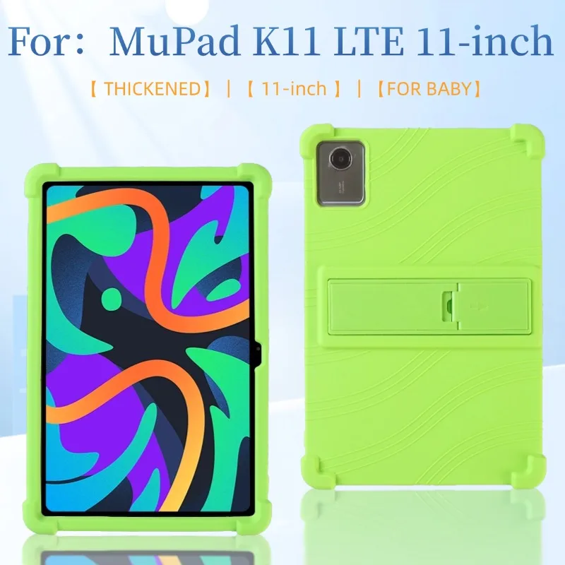 

For MuPad K11 LTE 11 “silicone stand protective shell shockproof cover soft tablet case