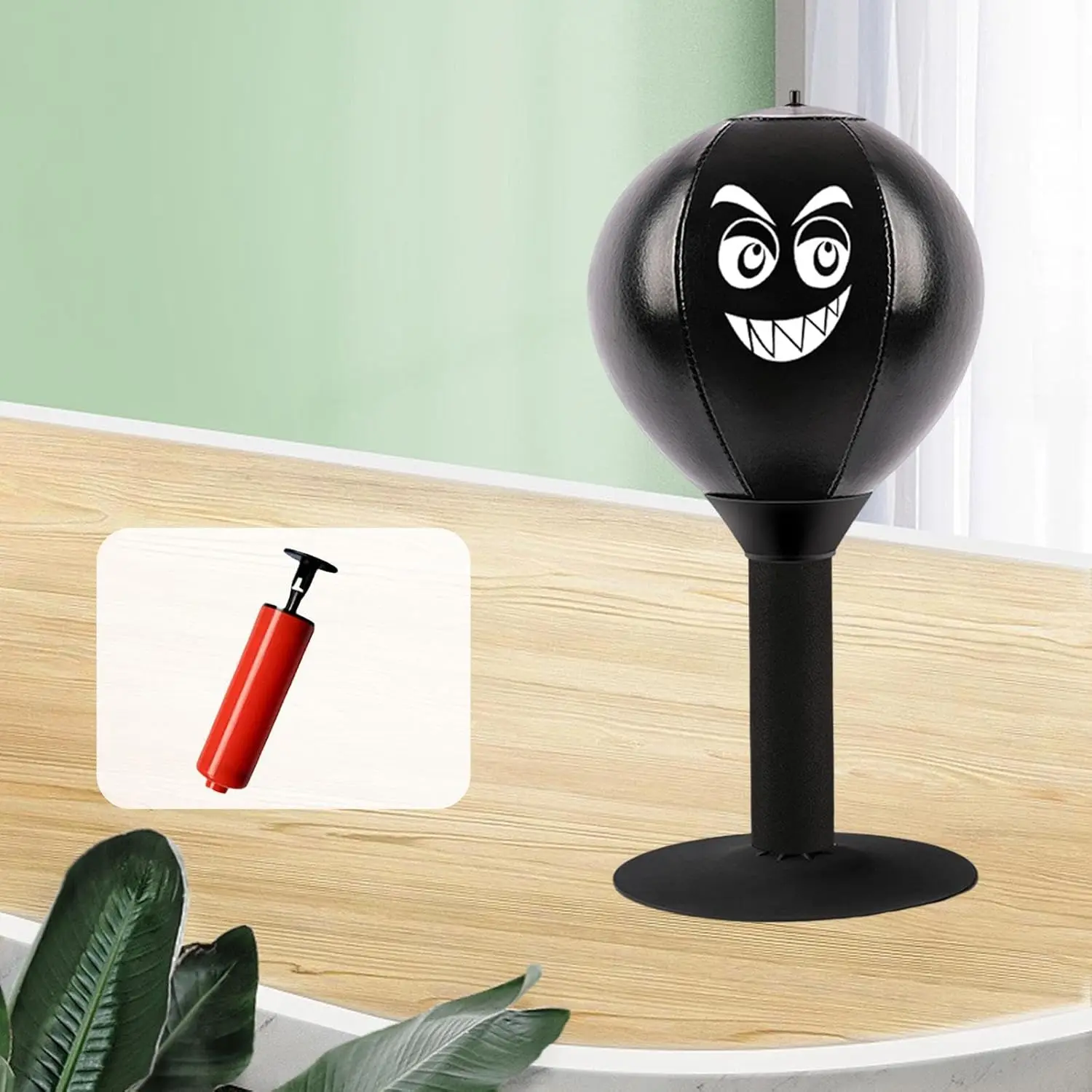 Desktop boxing bags Stress Reliever Punching Bag Toy With Suction Cup Stress Buster Desk Boxing Punch Ball Relief Fitness Balls