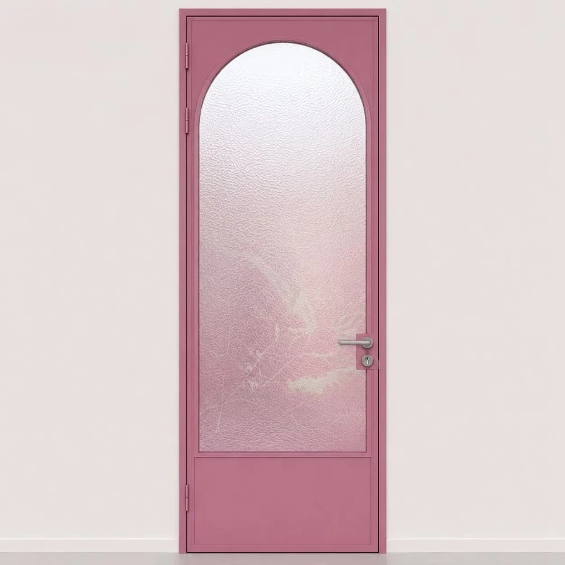 High-quality French custom colored aluminum doors, luxurious modern style entry doors, suitable for residences