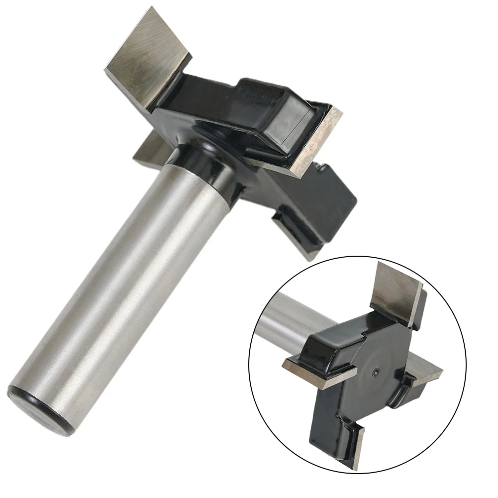 Woodworking Router Bit 1/2 Inch 4 wings CNC Drill Particle board Shank Surfacing Tipped 1/2 Woods High quality