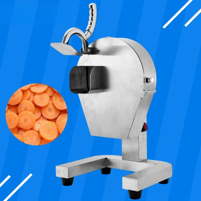 Commercial desktop multi-function vegetable cutter All stainless steel scallion cutter Radish onion Potato slicer