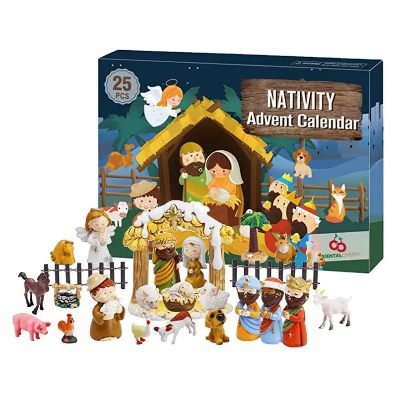 Nativity Advent Calendar For Kids Christian Religious Advent Calendar 2024 Christmas Advent Calendar Christian Religious Advent