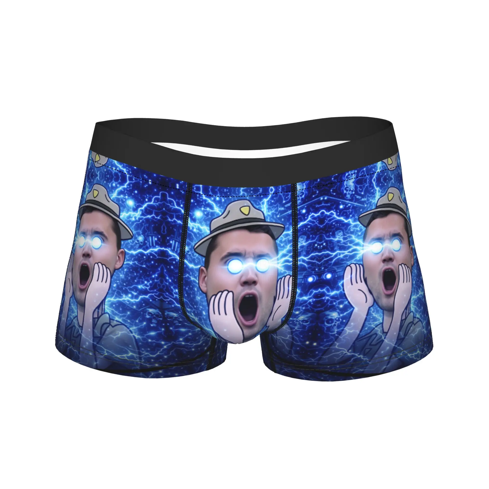 Charlie Kirk Underwear  Novelty Panties Custom DIY Boxer Brief For Men Pouch Plus Size Boxer Shorts