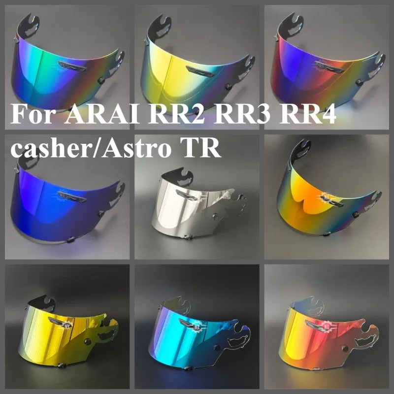 Visor For ARAI RR2 RR3 RR4 casher Astro TR Helmet Lens Anti Fog High Impact Protection UV Cut Durable High Strength