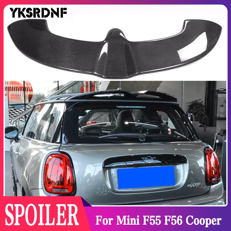 

Спойлер для MINI Cooper S 2,0 T F56 F55 S JCW, высококачественный FRP Неокрашенный/Настоящее углеродное волокно 2013-2020