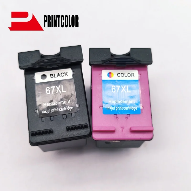 67 XL Compatible Ink Cartridge For HP 67XL Envy 4140 4152 4155 4158 1225 2732 2752 1225  2774 6052 6055