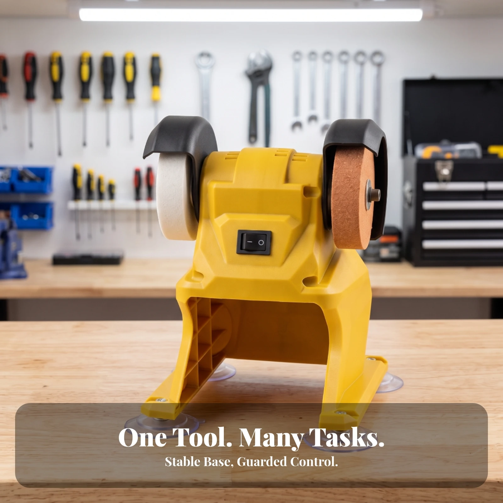 Workshop Electric Tools - Mini Bench Grinder Benchtop Sharpening Machine