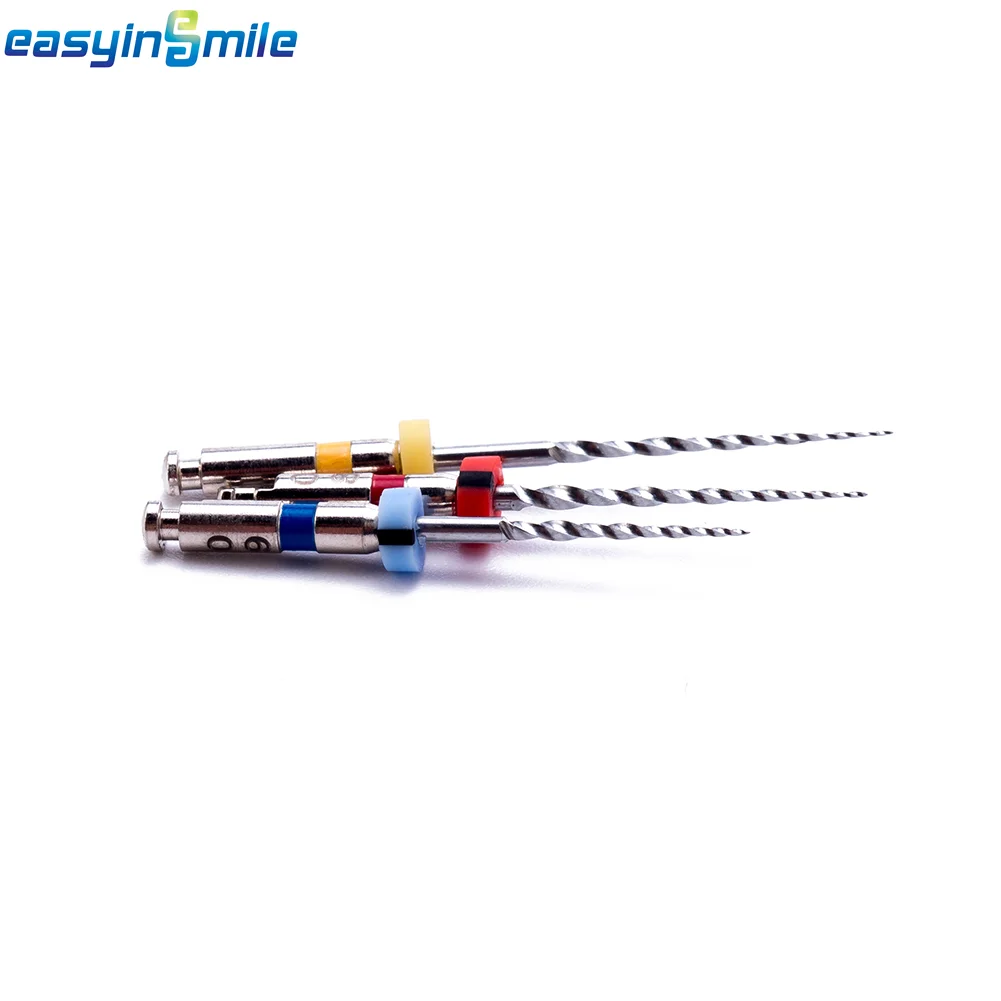 3pcs EASYINSMILE Endo X-Retreat Files Dental Root Canal Retreat Niti Rotary Endodontic Files