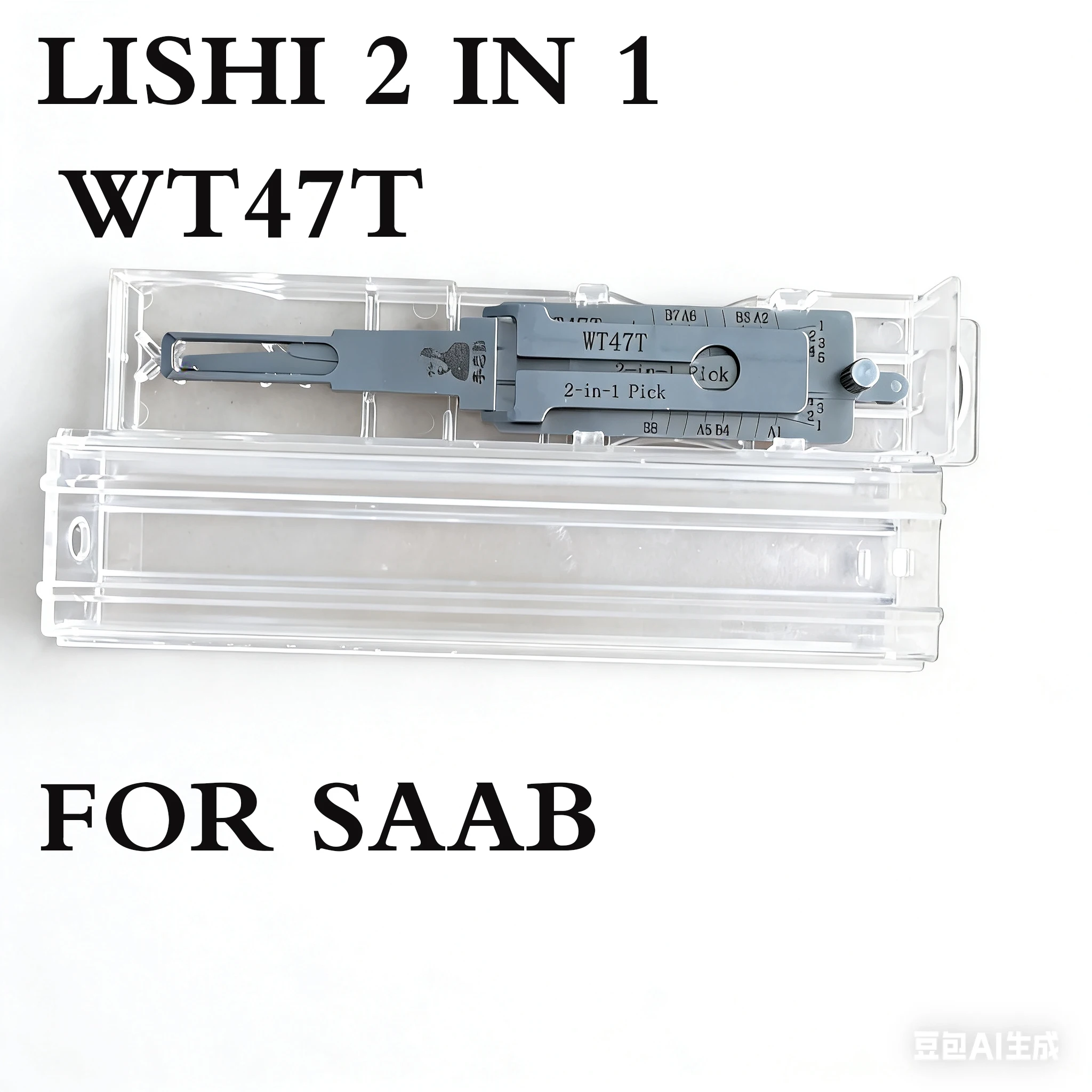 LISHI Auto. Pick FOR SAAB Suits Keyways WT47T  DR Only