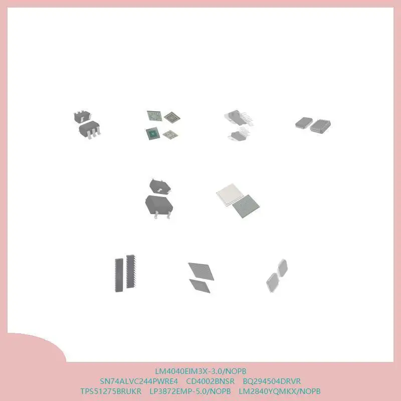 

LM4040EIM3X-3.0/NOPB SN74ALVC244PWRE4 CD4002BNSR BQ294504DRVR TPS51275BRUKR LP3872EMP-5.0/NOPB LM2840YQMKX/NOPB