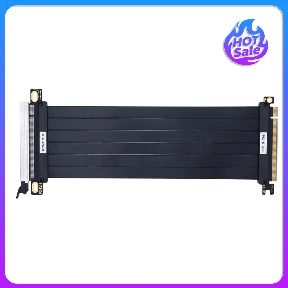 

PCI-E 3.0 Riser Cable PCI Express Gen 3 GPU Extension Cord Extension Port 180 Degree Adapter PCIE 3.0 Extension Cable