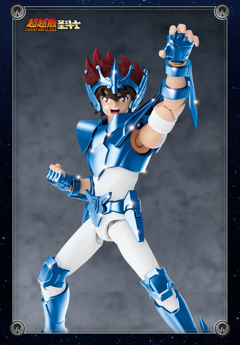 Original Anime Saint Seiya model kit toy Saint Seiya Phoenix Ikki Gemini Saga Shura Camus Action Figure Splicing Toy collect