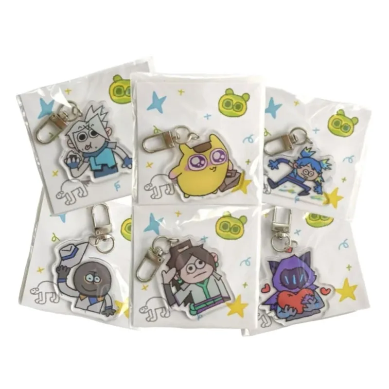 Valorant Game Peripherals Acrylic Keychain Collectible Backpack Key Ring Creative Birthday Gifts for Boyfriend Boy Toy