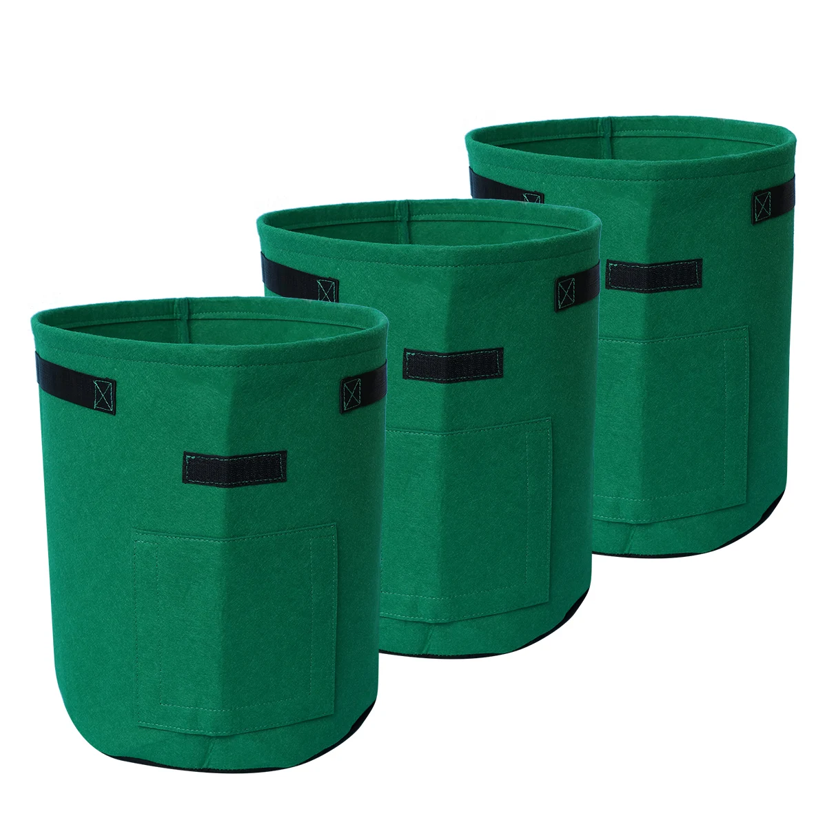 

Potato Planting Bag Portable Handle Grow Bags Fabric Lace Carrot Onion Breathable Non-woven