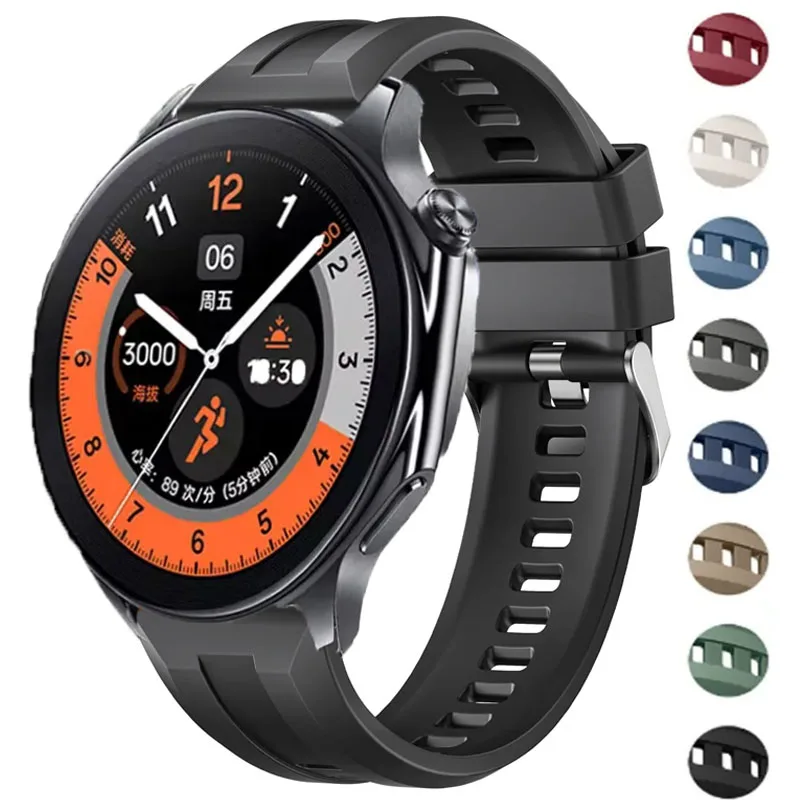 22Mm Silicone Strap… - image