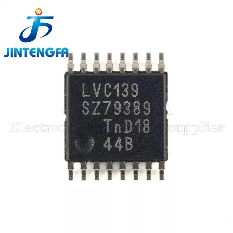 10PCS 74LVC139PW TSSOP-16 74LVC139 LVC139 74LVC139PW,118 TSSOP16 Dual 2-to-4 Line Decoder Demultiplexer SMD IC
