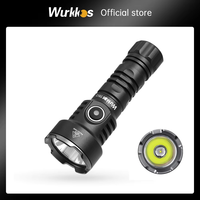 Wurkkos TS12 Mini 14500  Rechargeable EDC Flashlight 1050LM Throw 432M SFT25R LED IP68 Waterproof Magnetic Tail Torch with Bezel