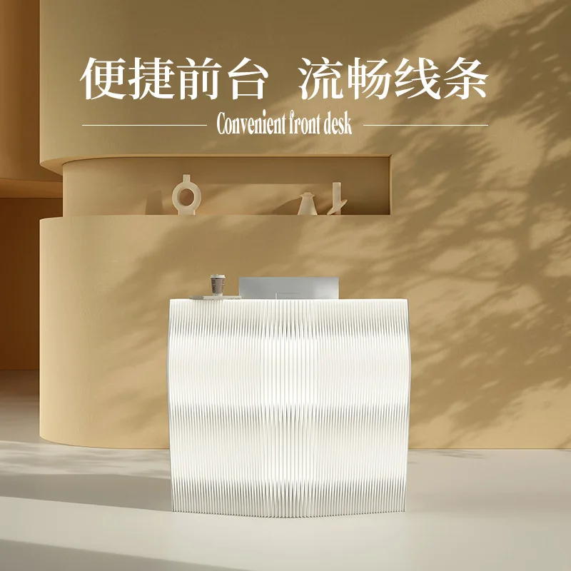 

HYS front desk Reception desk checkout page Display table Hotel front desk Work counter Beauty salon Convenience service cabinet