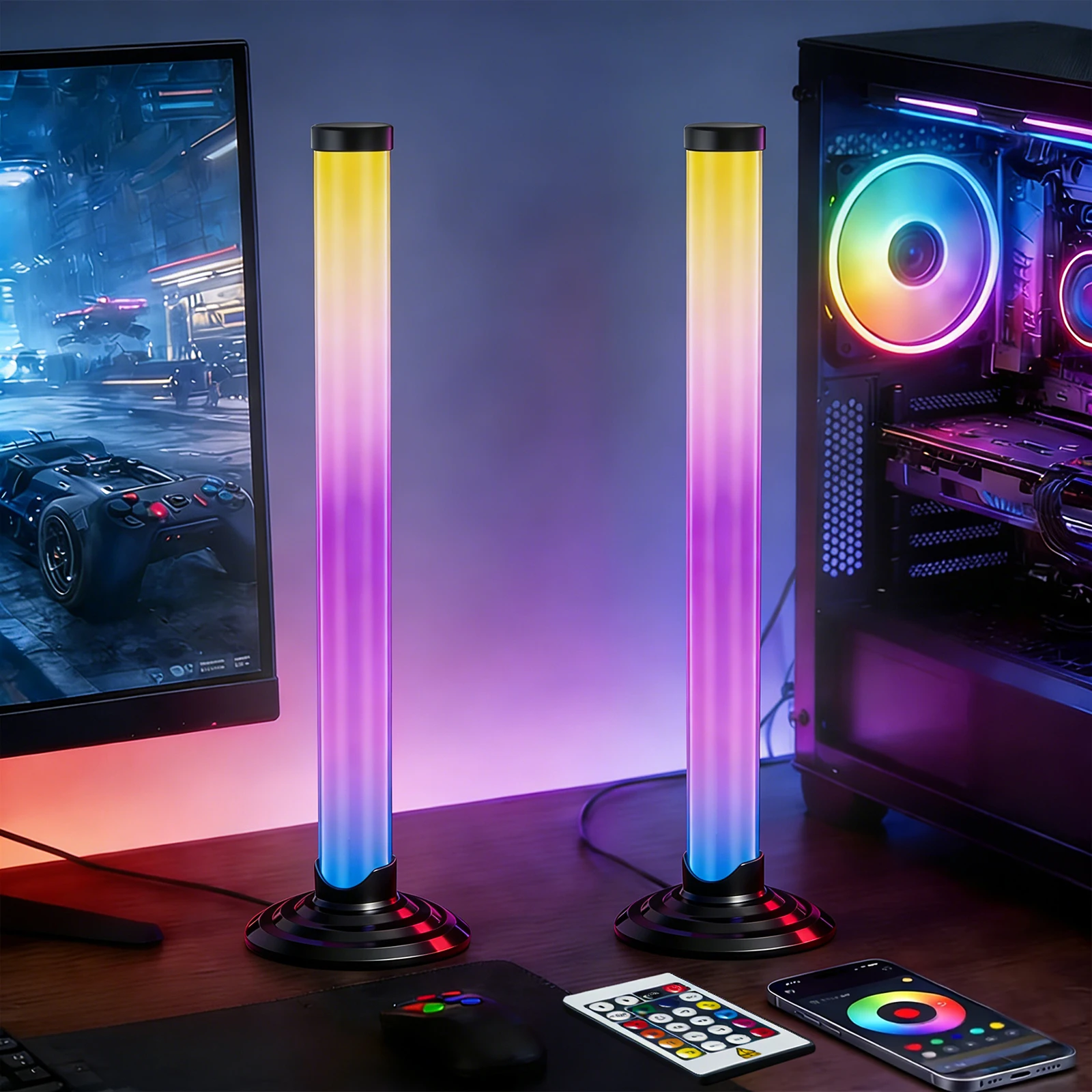 Desk Setup Dream - 270 ° RGB 데스크 분위기 조명,