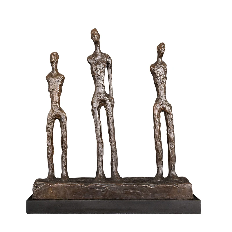 ZH-472 Famous artist Giacometti bronze sculpture abstract man statue decorative sculpture