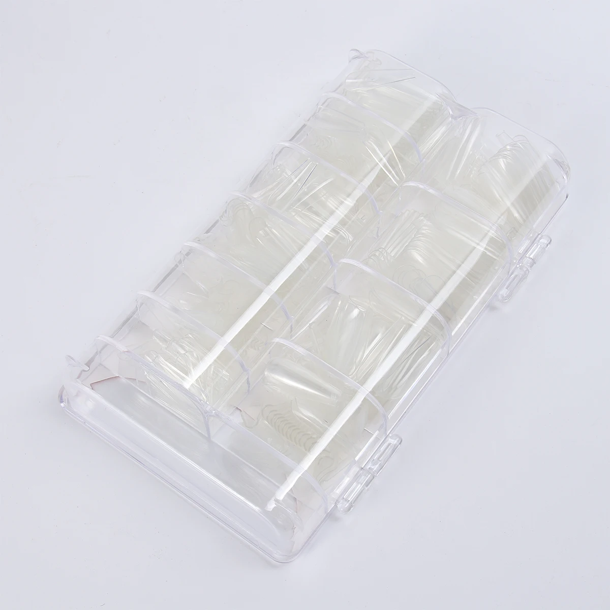 

600Pcs Nail Tips Transparent Flat Ballerina False Nails Full Cover for Girls Women DIY Nail Art Decorations Manicure Stickers