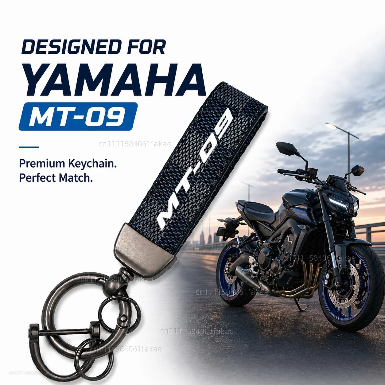 For YAMAHA MT-09 MT09 Mt 09 2017 2018 2019 Motorcycle Keychain Custom Logo Gift for Rider Men Women