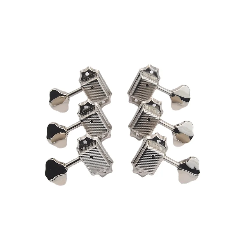 

1 Set 3R-3L Vintage Guitar Machine Heads Tuners Nickel For LP SG KR(Origin)