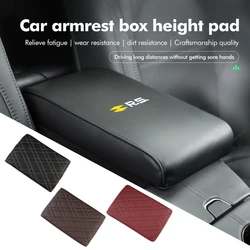 Car Height Pad Center Armrest Protective Cushion Support Cover For Renaul RS Kadjar Captur Clio Megane 2 3 4 RS Koleos Logan