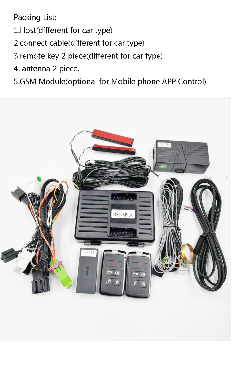 Car Engine Remote Start Stop Keyless Entry System Module for Landrover Range Rover Jaguar F-face Evoque Unlock Lock Car Product