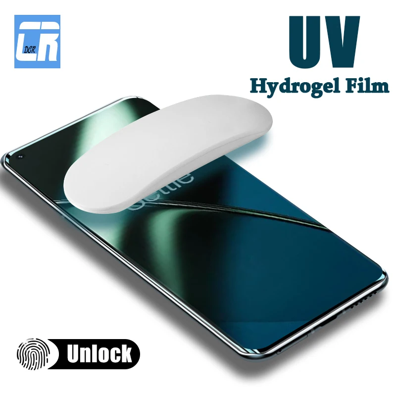 

UV Hydrogel Film For Oneplus 12 11 11R 10T 10R 9RT 9R 9 Pro Full Cover Screen Protector Nord 3 2T CE 3 2 Lite Ace 2 3 Soft Film