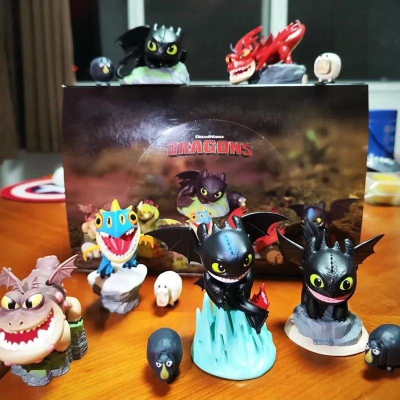 

Original Your Dragon Series Blind Box Desktop Ornament Cute Cartoon Figures Model Doll Surprise Toy Gift Collectible Mystery Box