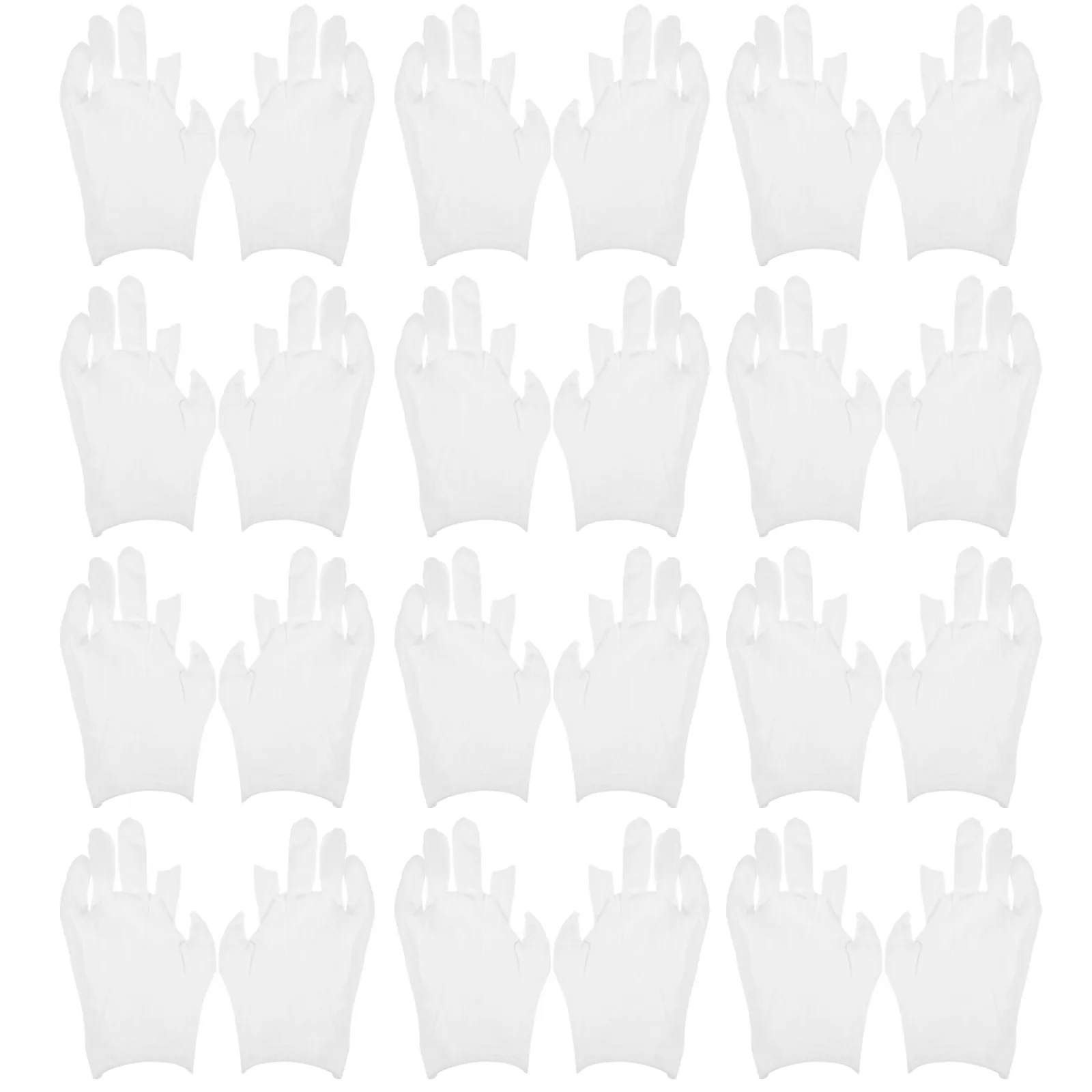 

12 Pairs Moisturizing Overnight Cotton Gloves For Dry Hands Comfortable Working Gloves White Adult Unisex Eczema Care Hand