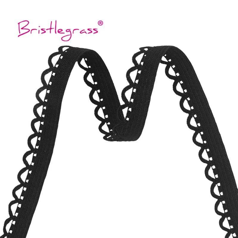 BRISTLEGRASS Picot Loop Lace Trim Elastics 3/8\