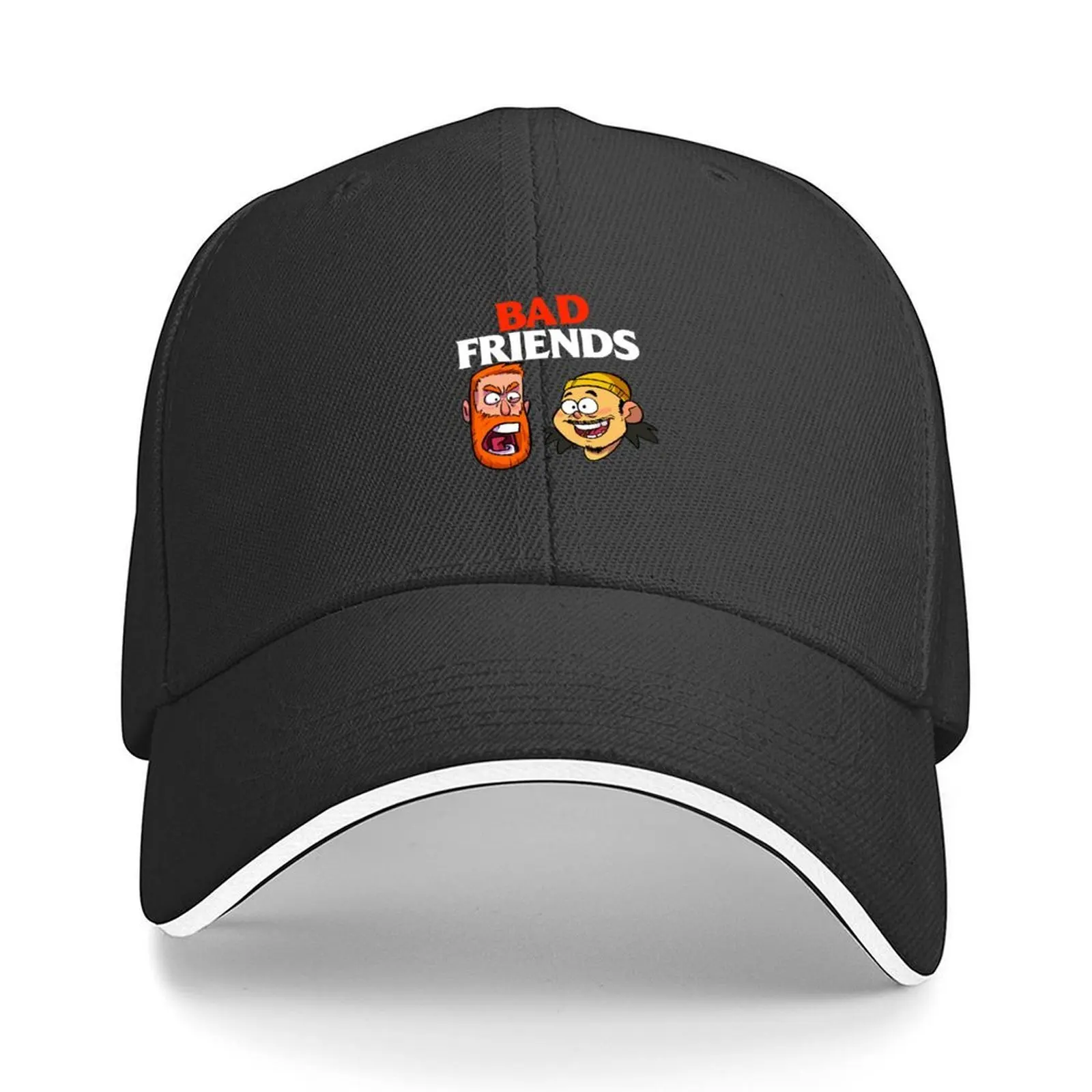 

Bad Friends Podcast Baseball Cap western Hat Unique hats foam party Hat hats on offer Designer Man Women's