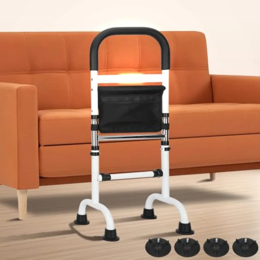

Upgraded Stand Assist Aid for Elderly with Two Sets of Bases and Night Light Adjustable Stand Assist Providing Standing Assista